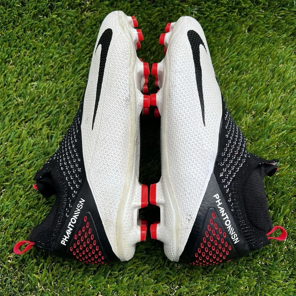 Nike Cleats Youth Size 4Y Phantom Vision 2 Elite FG DF Laser Crimson Black
